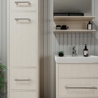 Тумба под раковину Бриклаер Чили 4627125414985 55 см светлая лиственница